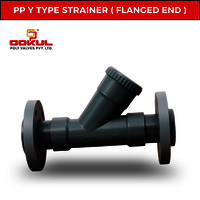 Pp Y Type Strainer - Color: Gray