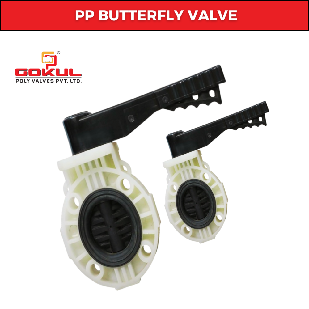 Pp Butterfly Valve Application: Industrial & Water Line