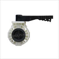 12-315 MM Wafer Type PP Butterfly Valve