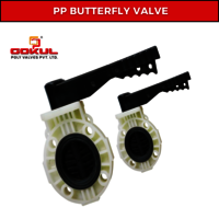 Pp Butterfly Valve Application: Industrial & Water Line