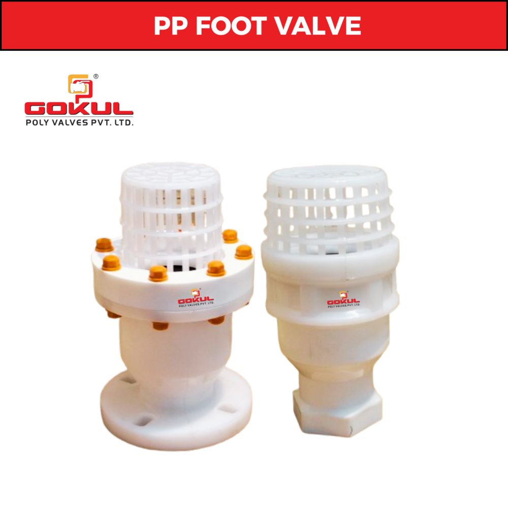PP Foot Valve - High-Quality ISI Certified Plastic, 450-500mm Size | Durable, Leakage Proof, Easy to Install