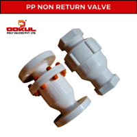 Pp Non Return Screwed Valve - Color: White