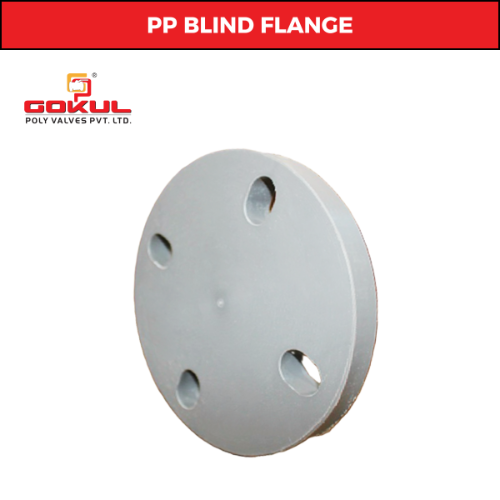 PP Blind Flange - PP, 1" TO 4", GREY and BLACK | Weather Proof, Breakage Resistant, High Working Pressure, Round Flange Design