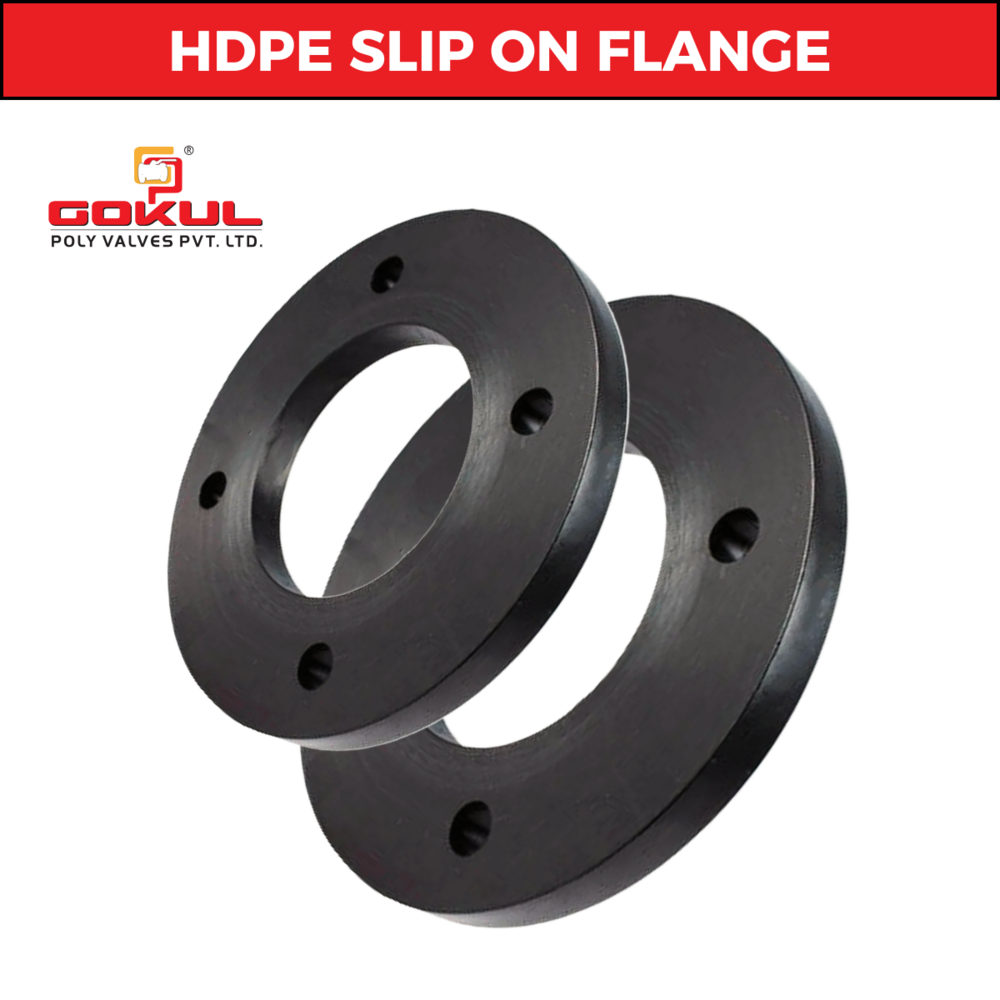 PP Close Flange - HDPE, 1/2 - 4 Inch Size, Round Shape, Black Color, 40-50 mm Thickness | Weather Proof, Breakage Resistant, Corrosion Proof
