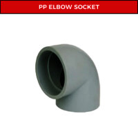 Socket Type Plain PP Elbow Bend