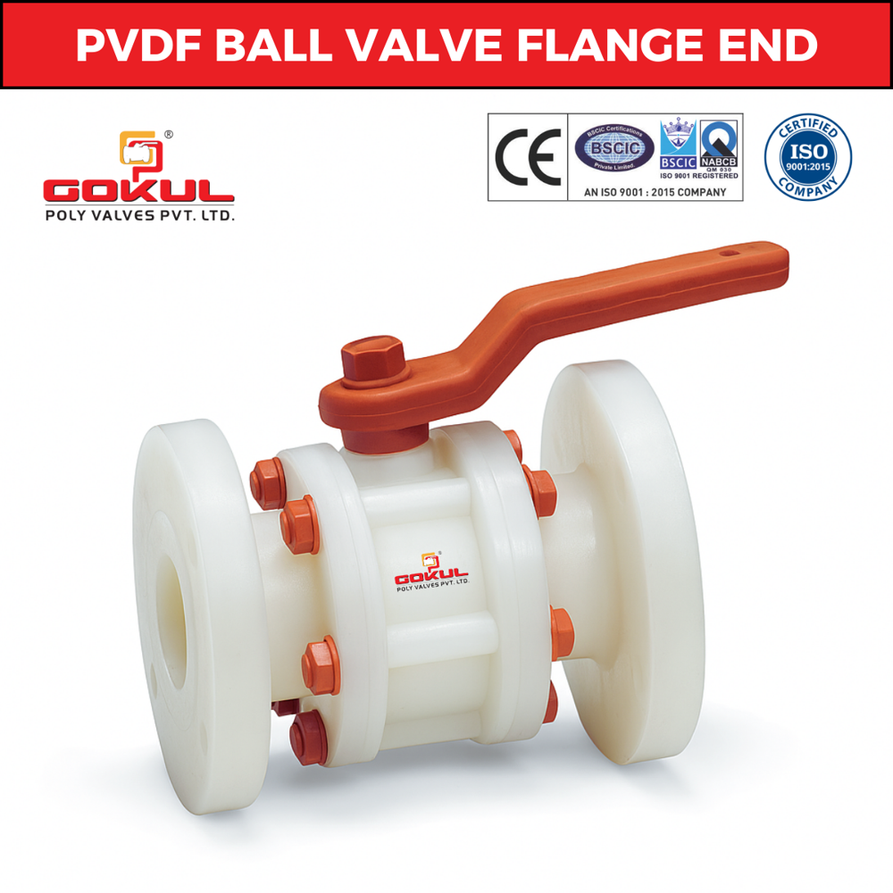 Pvdf Ball Valves - Application: Industrial & Water Line
