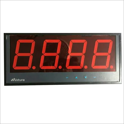 4 Inch Single Side Jumbo Display Test Range: - 999 To 9999