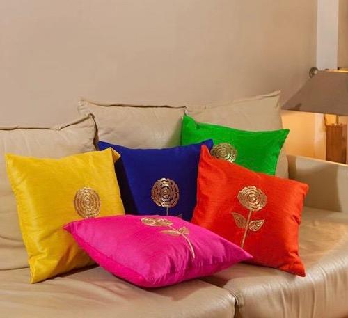 5 Embroidered Cushion Cover