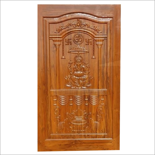 Single Teak Wood Door