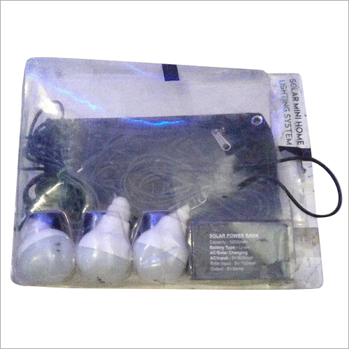 Cool White Solar Power Home Lighting System