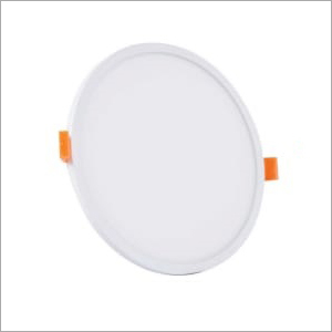 Round LED Ultra Slim Panel Light - High-End LED Chips, 12x12 Inches, Milky White Housing - Lightweight, Indoor/Outdoor Use, 1 Year Warranty