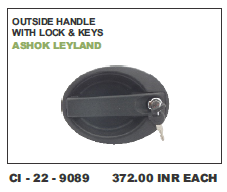 Outside Handle with Lock  Ashok Leyland (cinew)
