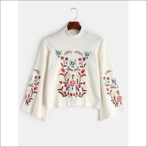 Ladies Embroidered Sweater
