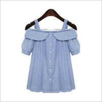 Girls Yarn Dyed Strap Top Age Group: Can Make According To Buyers Requirement