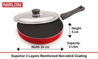 Nirlon Non-Stick Coated Heat Resistance Pfoa Free Aluminium Cookware Utencil Combo Set