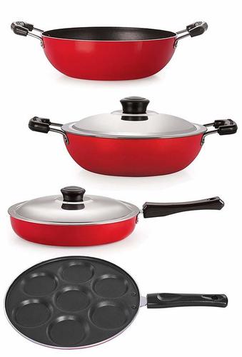 Nirlon Dishwsher Safe Non-Stick Combo Cookware Set