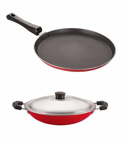 Nirlon Non-Stick Bpa Free Aluminium Kitchen Cooking Essential Set