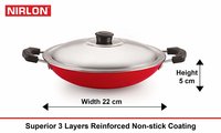 Nirlon Non-Stick Bpa Free Aluminium Kitchen Cooking Essential Set