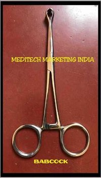 Babcock Forceps - Steel, 4"/5"/6"/8"/12" Sizes | Reusable Surgical Instrument, Suitable For Hospital Use, 100g Weight
