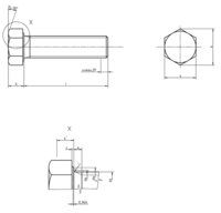 DIN 961 Hexagon head Full Thread Bolt