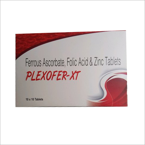 Ferrous Ascrobate Folic Acid And Zinc Tablets General Medicines