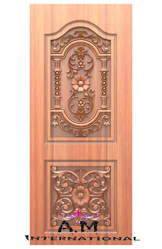 Handmade Carved Wooden Door