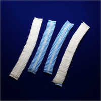 Blue White Bouffant Caps Length: 21/18 Inch (in)