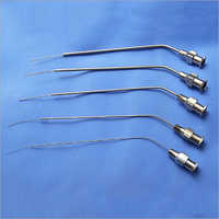 Steel Ent Needle Suction Cannula