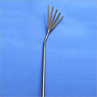 Steel 5 Blades Laparoscopic Fan Retractor Articulating