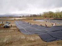 HDPE Drainage Lining Geomembrane  For Waste Water Lagoons Shape: Rectangular