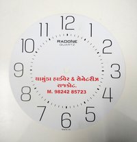 Corporate Gift Clock - Plastic, 10 Inches Diameter, White | Customizable, Durable, Elegant Design, Perfect For Brand Promotion, Quartz Movement, Battery Powered, 1 Year Warranty, 0.5kg