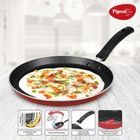 Pigeon by Stovekraft Basics Induction Base Non-Stick Aluminium Cookware Set, Terracotta Brown