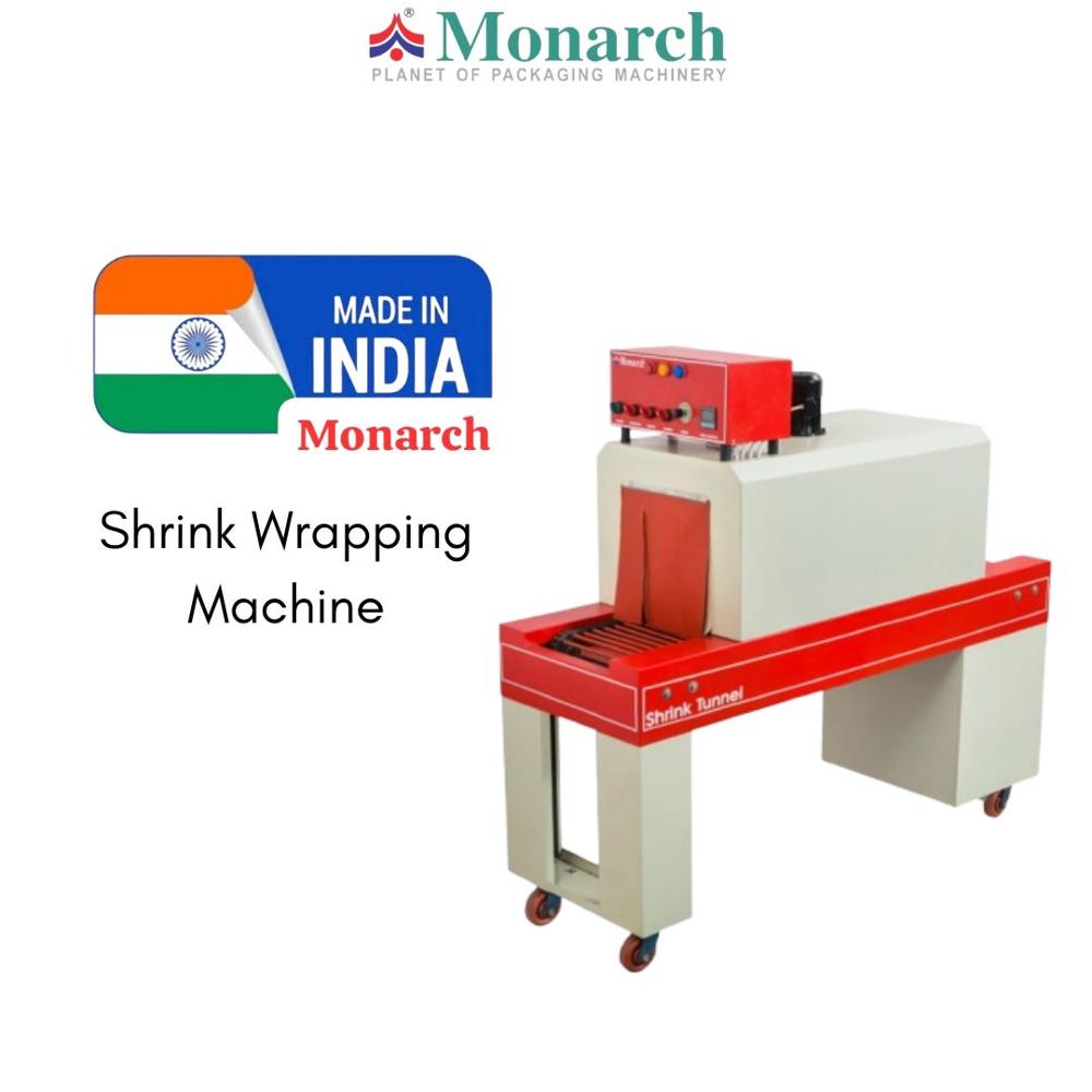 Beauty and Hygiene Products Packing Machine - Shrink Film Material, 72x22x60 inches, Red Color | 2800 Voltage, Semi-Automatic Control System, 15 Capacity, 6 Month Warranty