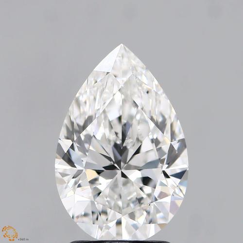 CVD Diamond 2.17ct G VVS2 pear Shape IGI Certified Stone