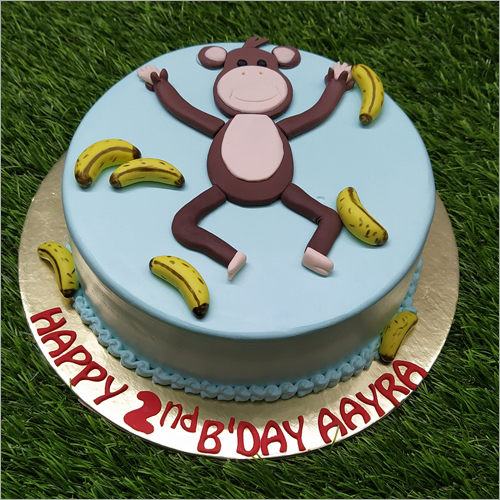 Order Jumping Monkey Birthday Cake 1 kg Online at Best Price, Free  Delivery|IGP Cakes