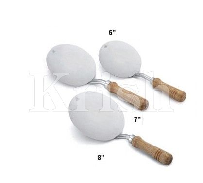 Professional Short Skimmer With Wooden Handle - Plain - Color: As Per Requirement