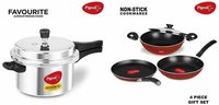 Pigeon By Stovekraft Favourite Induction Base Aluminum Pressure Cooker