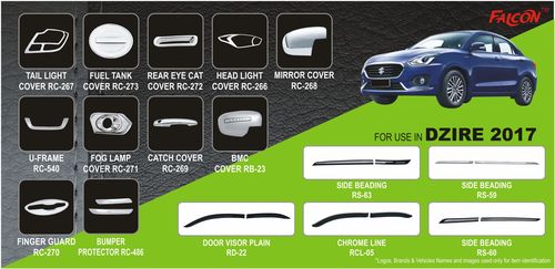 Dzire 2017 Car Accessories