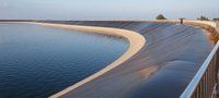 Hdpe Black Storm Water Management Geomembrane  For River Ponds Thickness: 1 To 7 Mm