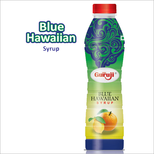 Blue Hawaiian Syrup Packaging: Bottle