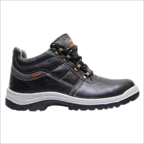 Mens Black PVC Safety Shoes