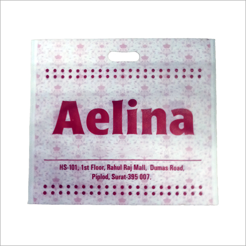 D-Cut Shopping Bag - Non-Woven Material Available in Various Colors | Eco-Friendly Durable Leak-Proof Design for Convenient Handling