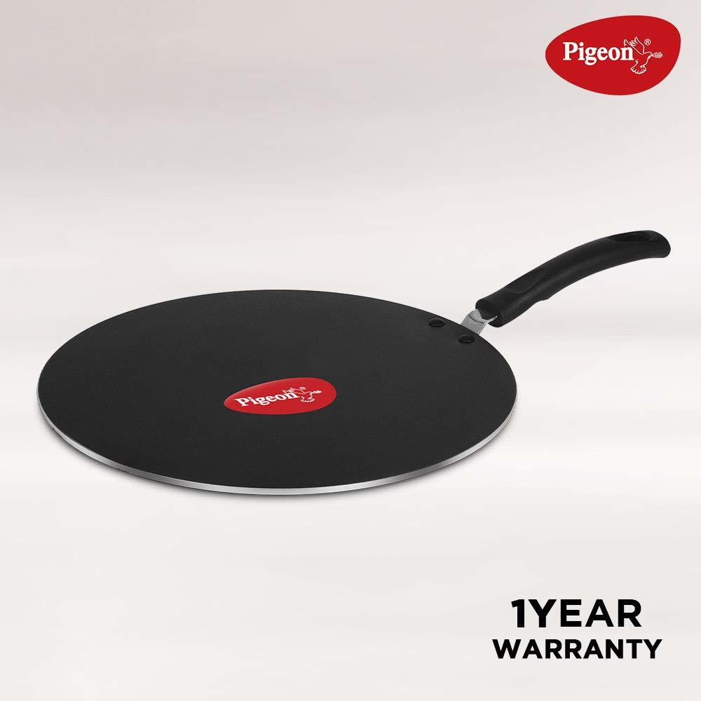 Pigeon by Stovekraft Non-Stick Multi Tawa, 31cm,Black
