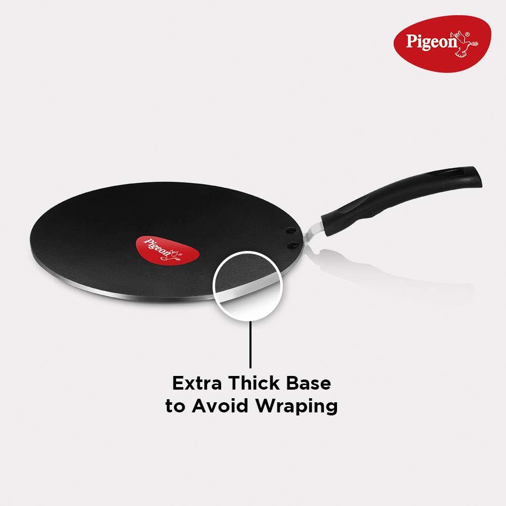 Pigeon by Stovekraft Non-Stick Concave Tawa, 27cm