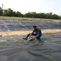 Hdpe Black Fish Ponds Geomembrane  For River Thickness: 0.2 To 4 Mm