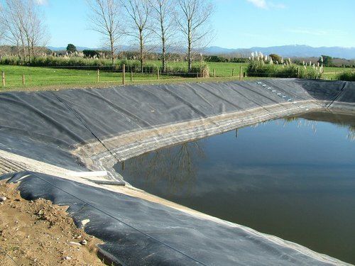 Hdpe Black Fish Ponds Geomembrane  For River Thickness: 0.2 To 4 Mm