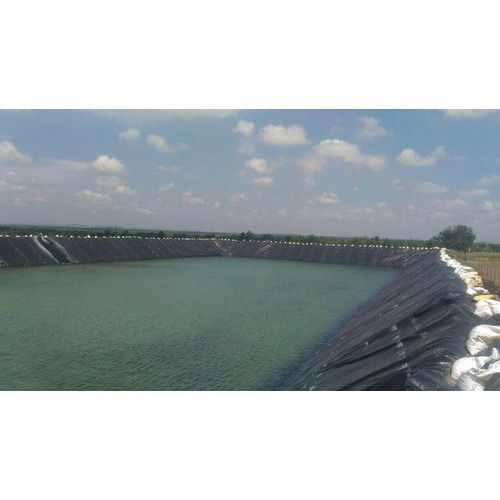 Hdpe Black Fish Ponds Geomembrane  For River Thickness: 0.2 To 4 Mm