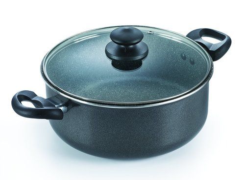 Prestige Omega Deluxe Granite Sauce Pan with Lid, 260mm