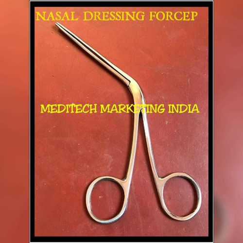 Steel Nasal Dressing Forceps