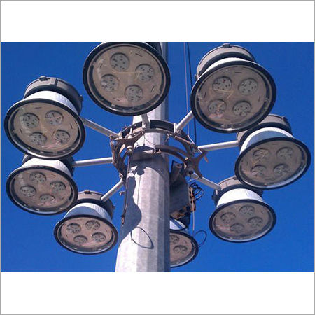 Polygonal High Mast Stadium Lighting Pole